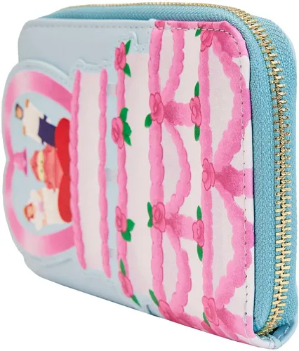 Vista 4 de Loungefly Disney - Cartera con cremallera para pastel de boda de la Sirenita