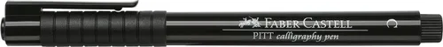 Vista 3 de Faber-Castell Pitt – Pluma estilográfica, color negro 199