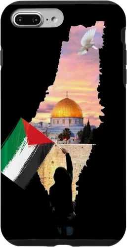 Vista 12 de Boy Hold Palestine Map Flag Jerusalem's City Palestinians Case for iPhone 17