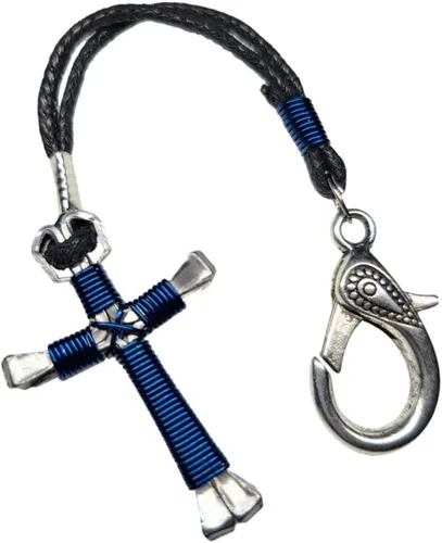 Vista 6 de Cruces de herradura - (Unicolor) Elija su color!, sin metal, V-BLK-Neck
