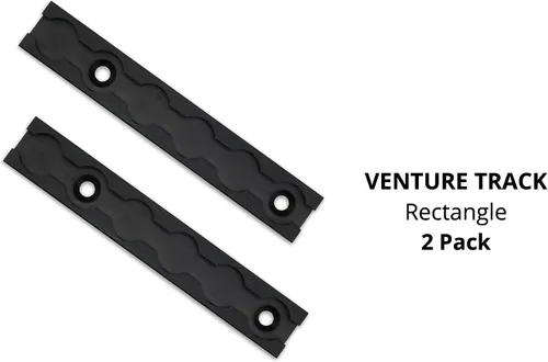 Vista 7 de VanEssential 6" Venture Track T-6 Aluminio L-Track Negra Anodizada (Perfil Rectangular) - Paquete de 2