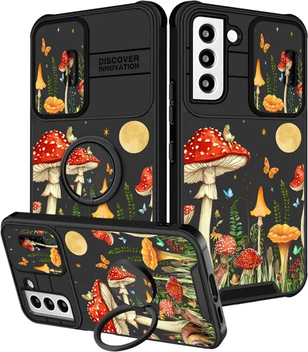 Vista 90 de Funermei para Samsung Galaxy Z Flip 4 Funda - Funda de Teléfono Bonita para Mujeres y Niñas con Mariposas Bonita Estética Femenina Diseño