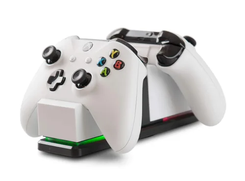 Vista 2 de PowerA Charging Station for Xbox One - White