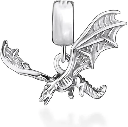 Vista 2 de Jahn Jewellery Dije colgante de dragón de juego de trono colgantes de dragón Plata esterlina No es una piedra preciosa
