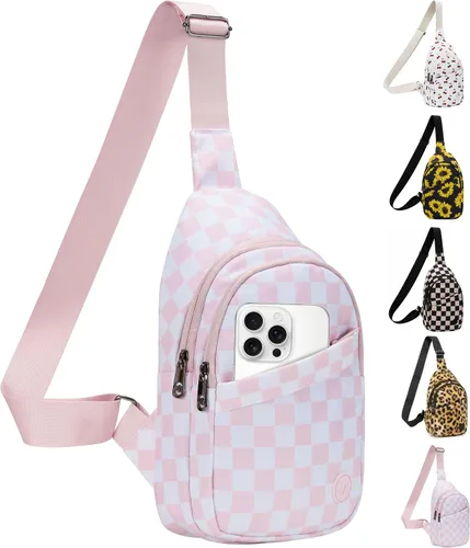 Vista 40 de Cangurera pequeña Aprocot Cross Body Bag Fashion Shoulder para mujer Albaricoque
