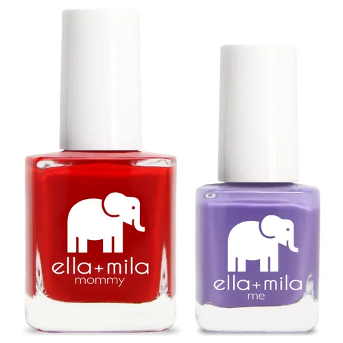 Vista 7 de ella+mila Mommy & Me Set de Esmalte de Uñas - Esmalte de uñas Resistente a las Astillas, de Larga Duración y de Secado Rápido, Set de Esmalte