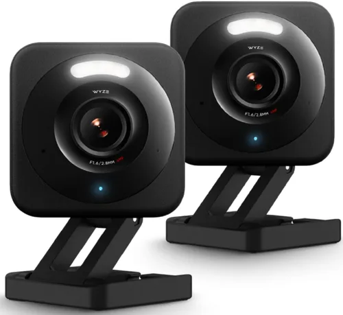 Vista 2 de WYZE Cam v4 (último modelo), cámara de seguridad AI de 2.5 K, cámaras para interiores y exteriores para seguridad del hogar, monitor de bebé
