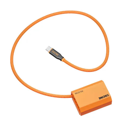 Vista 2 de ZGCINE Cable de batería ficticia USB-C PD a FZ-100, cable trenzado