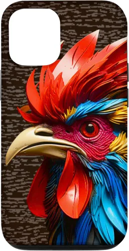 Vista 27 de Funda para teléfono iPhone XR Gallo Gallo de granja Animal Art Rooster