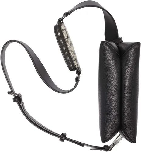 Vista 3 de Calvin Klein Chrome Organizational - Bolso cruzado con cremallera superior 2 en 1