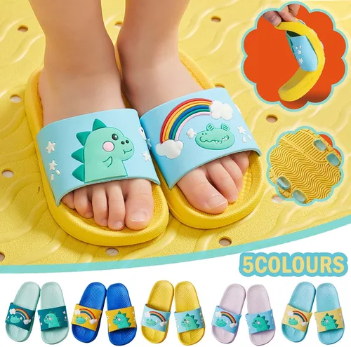 Vista 3 de Sandalias de verano para niños y niñas, zapatos de agua para niños pequeños o grandes, cómodos zapatos de playa antideslizantes