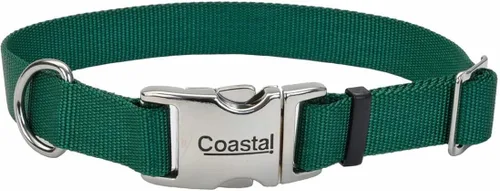 Vista 16 de Coastal Collar de perro ajustable para mascotas con hebilla de metal, cómodo collar de perro resistente a la decoloración con cierre a presión Negro