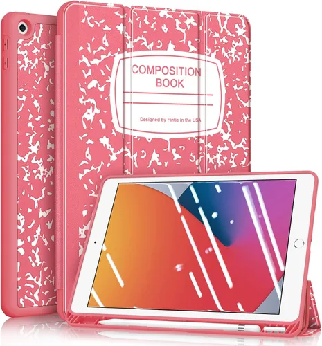 Vista 11 de Fintie Funda delgada para iPad de 9ª / 8ª / 7ª generación de 10.2 pulgadas Tri-Fold Stand, Flexible Soft TPU Back Cover, Viewing & Typing Angles