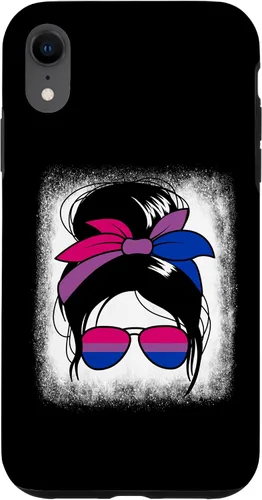 Vista 24 de iPhone 16 Bisexual Messy Bun Bi Sexual Women's Bisexual Case