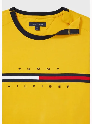 Vista 3 de Tommy Hilfiger Camiseta de manga corta adaptativa para hombre con botones magnéticos