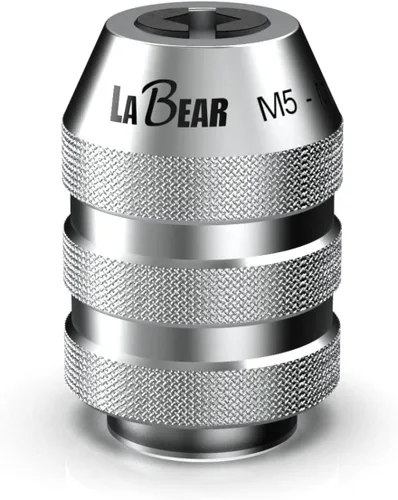 Vista 9 de LABEAR Adaptador de portabrocas intercambiable ajustable DR x M13–M19 de 1/2" – Juego de roscas de servicio pesado para roscado manual Securely