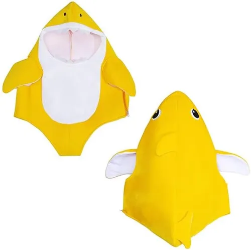 Vista 2 de Plustrong Disfraz de tiburón para niños, disfraz de Halloween para niños y niñas