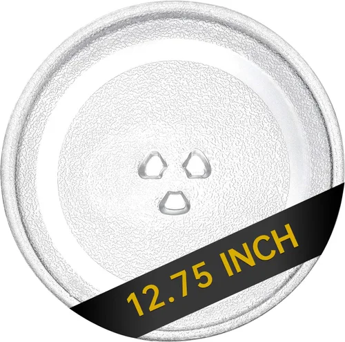 Vista 8 de Plato giratorio de vidrio para microondas de 9.6", Plato de microondas de 24.4cm, Plato de vidrio de repuesto para bandeja, Plato de vidrio