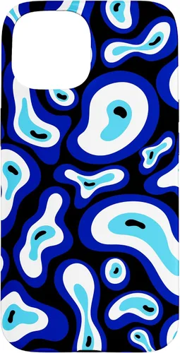 Vista 6 de Malvado de ojo turco Groovy Swirl patrón Good Vibes teléfono caso para iPhone 17