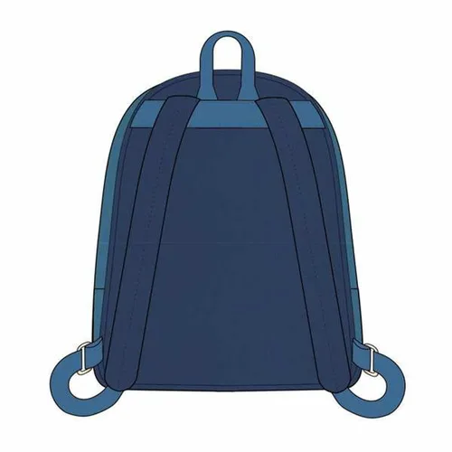 Vista 3 de Mochila Escolar Stitch Azul 22 x 25 x 11 cm