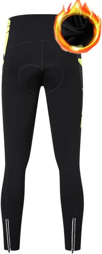 Vista 2 de UGLY FROG Winter Fleece Warm Men's Cycling Pants 20D Padded Bike Tights Bicycle Biking MTB Long Leggings Pockets UPF 50+