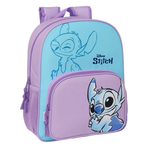 Vista 2 de Mochila Escolar Lilo & Stitch Sweet Azul Lila 32 x 38 x 12 cm