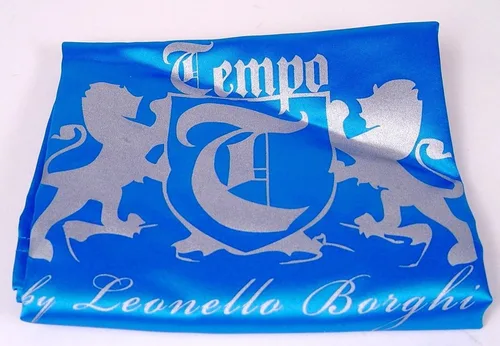 Vista 5 de Tempo by Leonello Borghi Toscana Logo Hobo Bag con ribete de cuero (negro), Negro