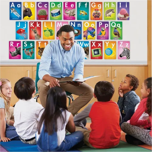 Vista 2 de ABC Photo Fun Learning Set, by TREND Enterprises, Juego de aprendizaje de borrado en seco, edades 4-8