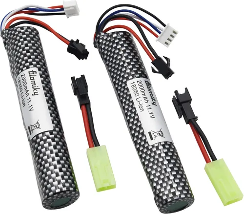 Vista 5 de Blomiky Batería recargable 3S de iones de litio de 11.1 V, 2000 mAh, adecuada para Air Soft Splatter Blaster / 183503 * 2
