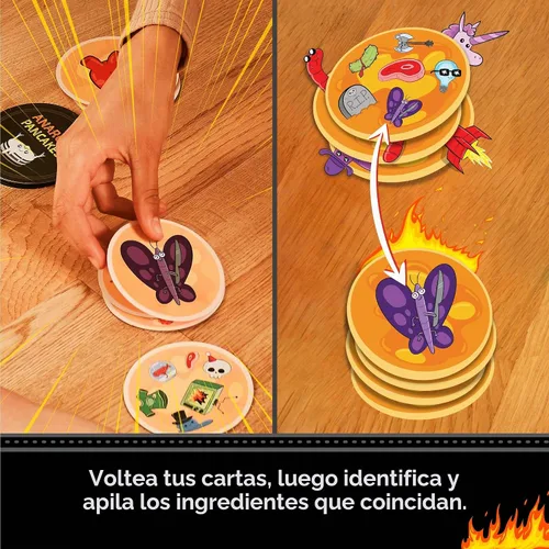 Vista 3 de Exploding Kittens – Anarchy Pancakes, de los creadores de Spot It! – Un juego de coincidencias deliciosamente rápido - 2-6 jugadores, a partir de 7