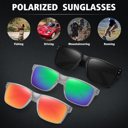 Vista 6 de MEETSUN Polarized Sunglasses for Men Women Sports Driving Fishing Glasses UV400 Protection