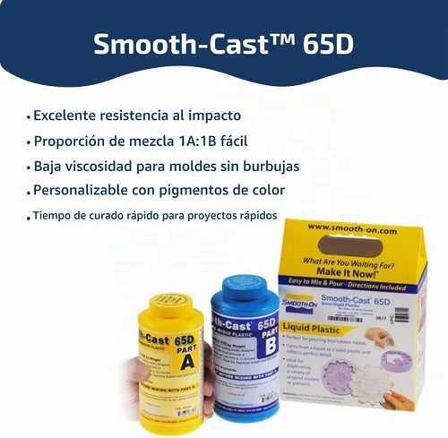 Vista 2 de Smooth fundido 65d líquido casting Resina de plástico – Unidad de prueba