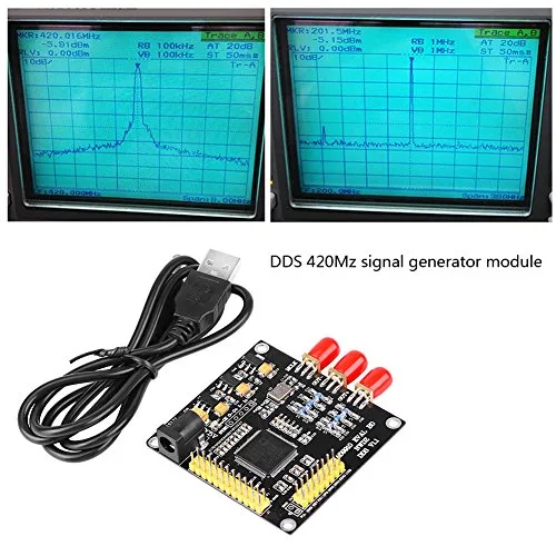 Vista 4 de AD9910 1GSPS alta planitud DDS módulo generador placa Amplitud de fase programable DAC 420MHz fuente de forma de onda DIY Kit de frecuencia