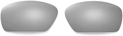 Vista 2 de Walleva Oakley Badman Gafas de sol polarizadas de titanio negro