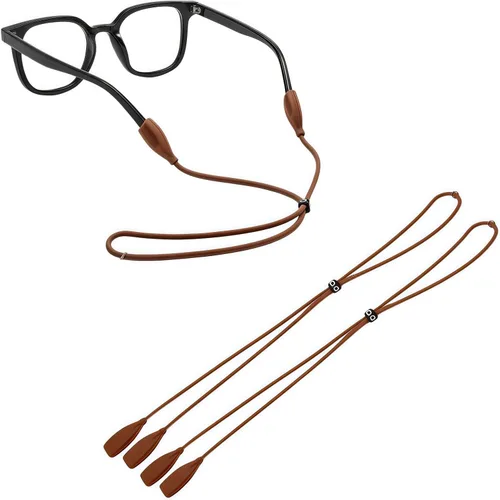 Vista 11 de Correa ajustable para gafas, diseño elástico y elástico, adecuado para gafas de miopía, lentes de sol, gafas deportivas