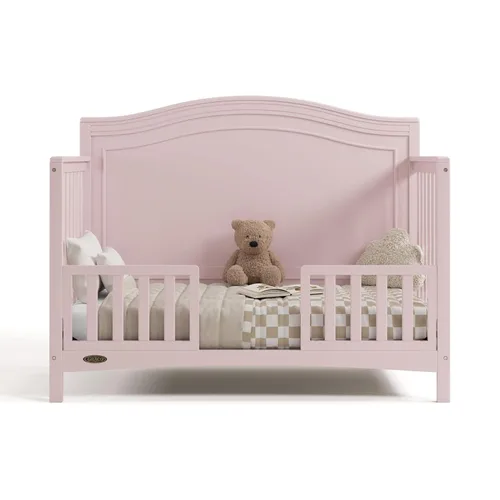 Vista 10 de Graco Paris 4 en 1 Cuna Convertible - Certificada GREENGUARD Gold, se convierte en cama infantil, diván y cama completa, se ajusta a colchón de cuna