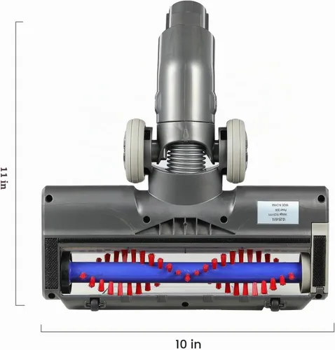 Vista 4 de Accesorios mejorados para aspiradora de piso de madera dura con faros para Dyson V7V8, piezas de repuesto para cabezal de motor para Dyson, rodillo