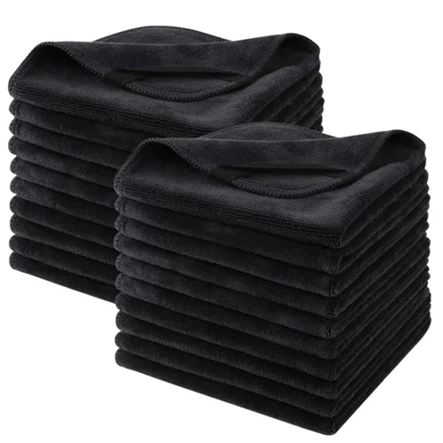 Vista 30 de SINLAND Paños faciales de microfibra de secado rápido toallita de lavado de 8 x 8 pulgadas paño de lavado facial absorbente suave paños removedores