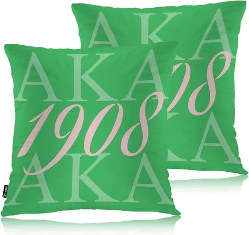 Vista 16 de Swono Juego de 2 fundas de almohada decorativas para el hogar de 18 x 18 pulgadas, diseño abstracto de color negro y amarillo, para sala de estar