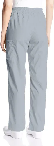 Vista 2 de Dickies EDS Signature 86106 - Pantalones cargo de uniforme médico para mujer, con cintura elástica y popelina cepillada suave