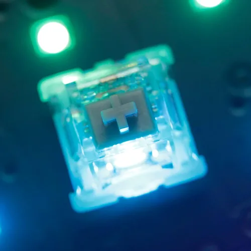 Vista 8 de para Gateron Baby Racoon Switch Alargar eje lineal 5 Pin Pre-lubed Interruptores 1.94 oz POM Material Interruptores para teclado mecánico