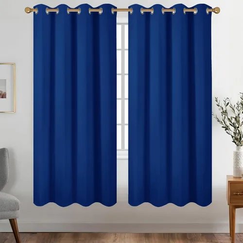 Vista 141 de Diraysid Cortinas opacas beige con ojales para dormitorio, con aislamiento térmico, cortinas de oscurecimiento de habitación, 38 x 54 pulgadas, 2