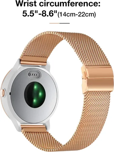 Vista 3 de Correa de reloj para Garmin Vivoactive 3/3 Music, compatible con Garmin Forerunner 245/645 Music