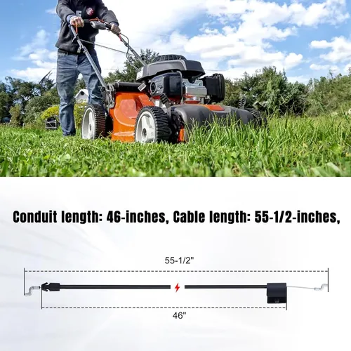 Vista 2 de 158152 582991501 Cable de control de zona para Poulan Pro Sears Craftsman Weed Eater Cortacésped manual Crafstman Poulan Pro Cortacésped Cable