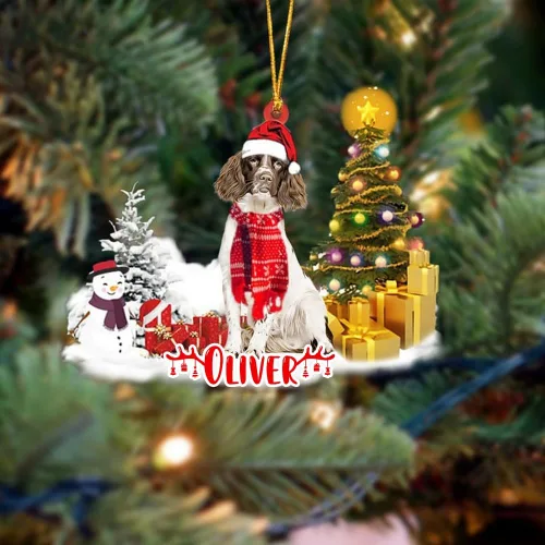 Vista 67 de NAZENTI Adorno personalizado de gato abisinio con árbol de pino, adorno de Navidad personalizado para perros amantes de las mascotas, colgante