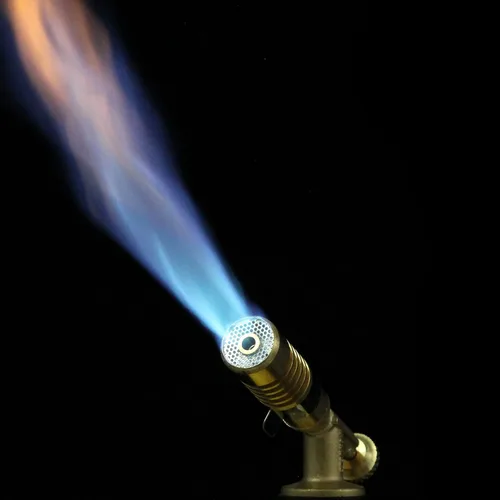 Vista 6 de Antorcha de Propano de Latón Con Manguera Y Conector QCC1 Para Válvula OPD de Gas Propano