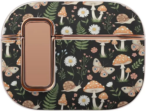 Vista 16 de Plastic Cover Compatible with Airpods Pro 2 Case Butterfly, Protective Skin with Lock