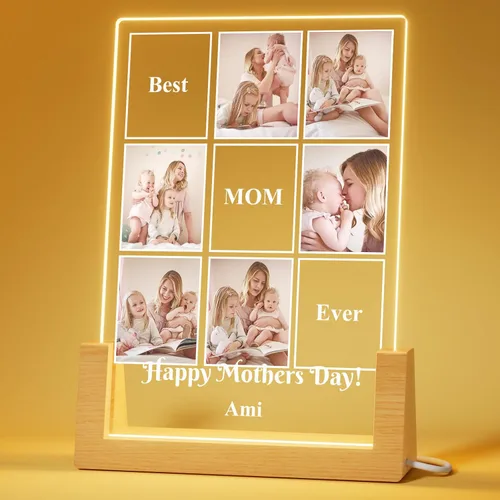 Vista 14 de Bemaystar Regalos personalizados para mamá para el día del padre, regalos personalizados para madres de hija, hijo, niños, regalo personalizado
