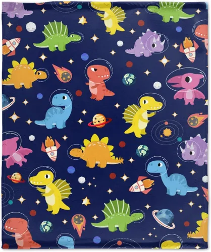 Vista 14 de Manta de dinosaurio para regalo, manta de franela ultra suave y acogedora, manta de forro polar ligera y mullida, manta de felpa cálida para sofá