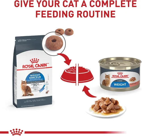 Vista 6 de Royal Canin Feline Care Nutrition Weight Care Adulto Rebanadas Delgadas en Salsa Alimento para Gatos, 5.1 oz (Paquete de 24)